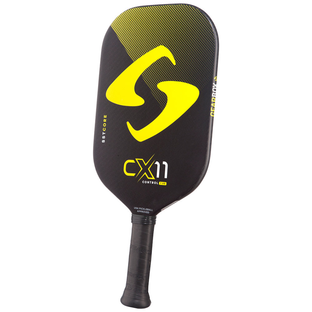 クルゼイロE.C. Waguinho 11 L 上下セット フルスポンサー Gearbox CX11E Control - Yellow - 7.8oz Pickleball Paddle - paddlepro