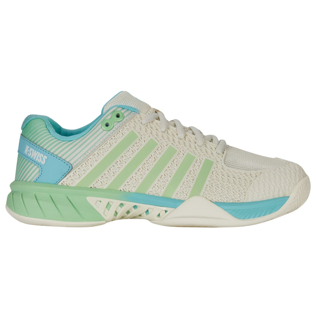 K-Swiss Women's Express Light Pickleball Shoes (Egret/Patina Green) 7.5