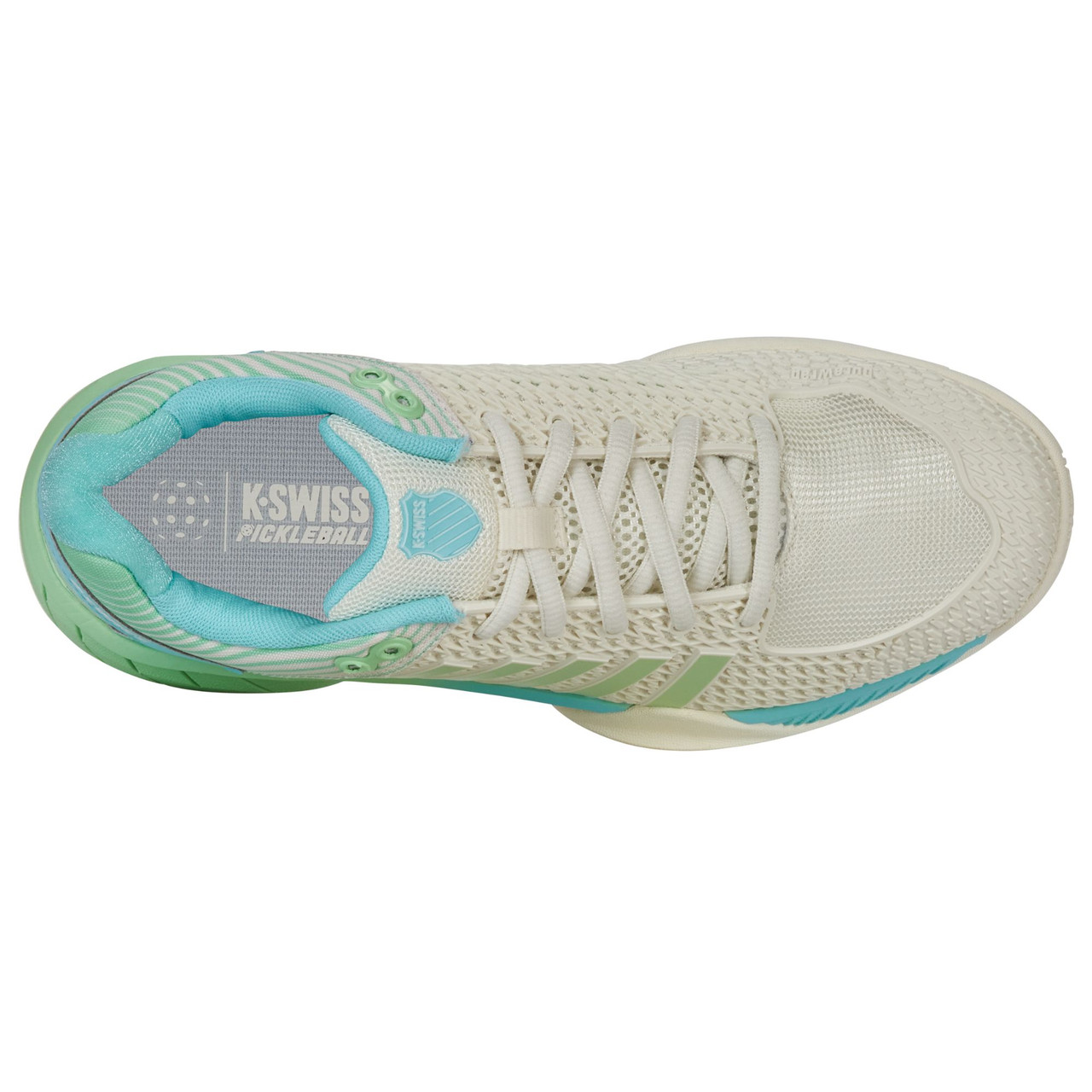 K-Swiss Women's Express Light Pickleball Shoe (Egret/Patina Green)