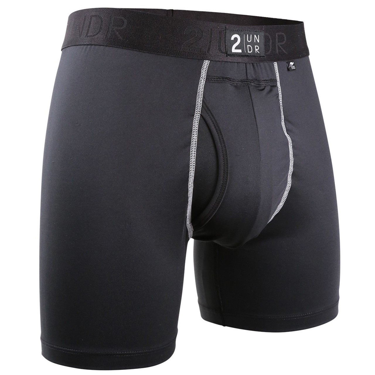 Swing Shift Boxer Brief - Black/Grey