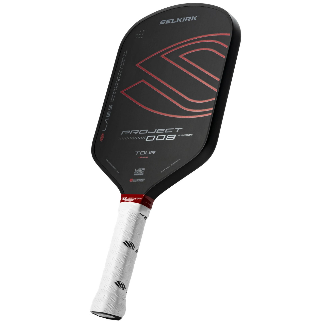 Selkirk Labs Project 008 16mm Tour Pickleball Paddle - paddlepro Selkirk Labs Project 008 16mm Tour Pickleball Paddle - paddlepro