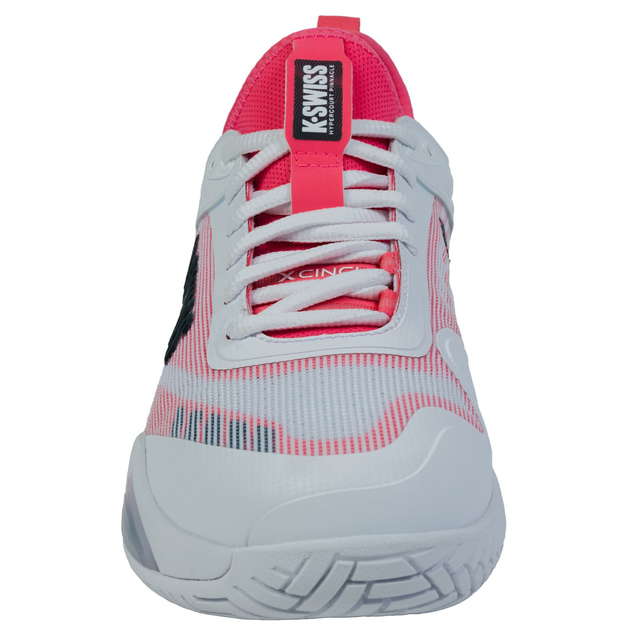 K-Swiss Men's Hypercourt Pinnacle Tennis Shoe (White/Neon