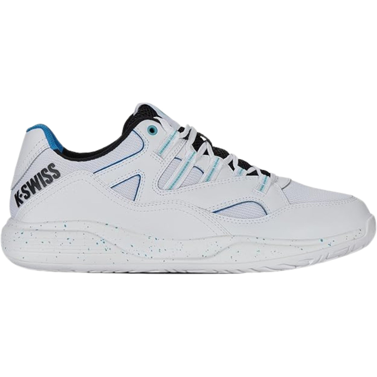 K-Swiss Men's Tura Team Pickleball Shoe (White/Brilliant Blue