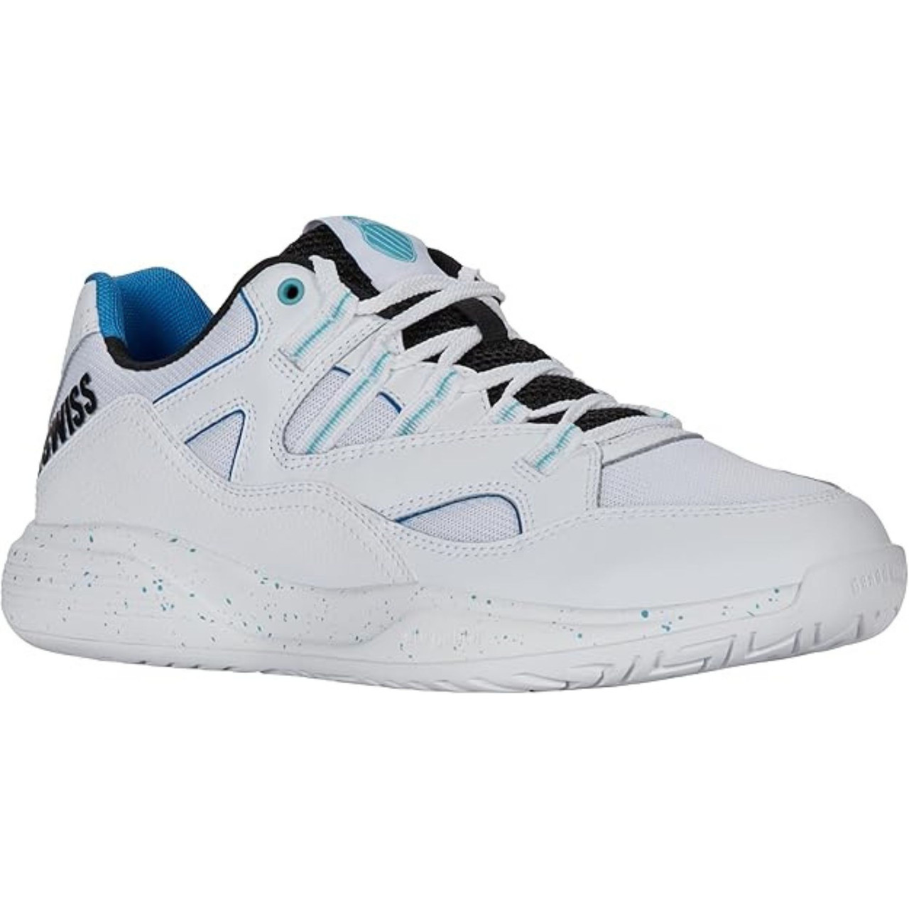 K-Swiss Men's Tura Team Pickleball Shoe (White/Brilliant Blue
