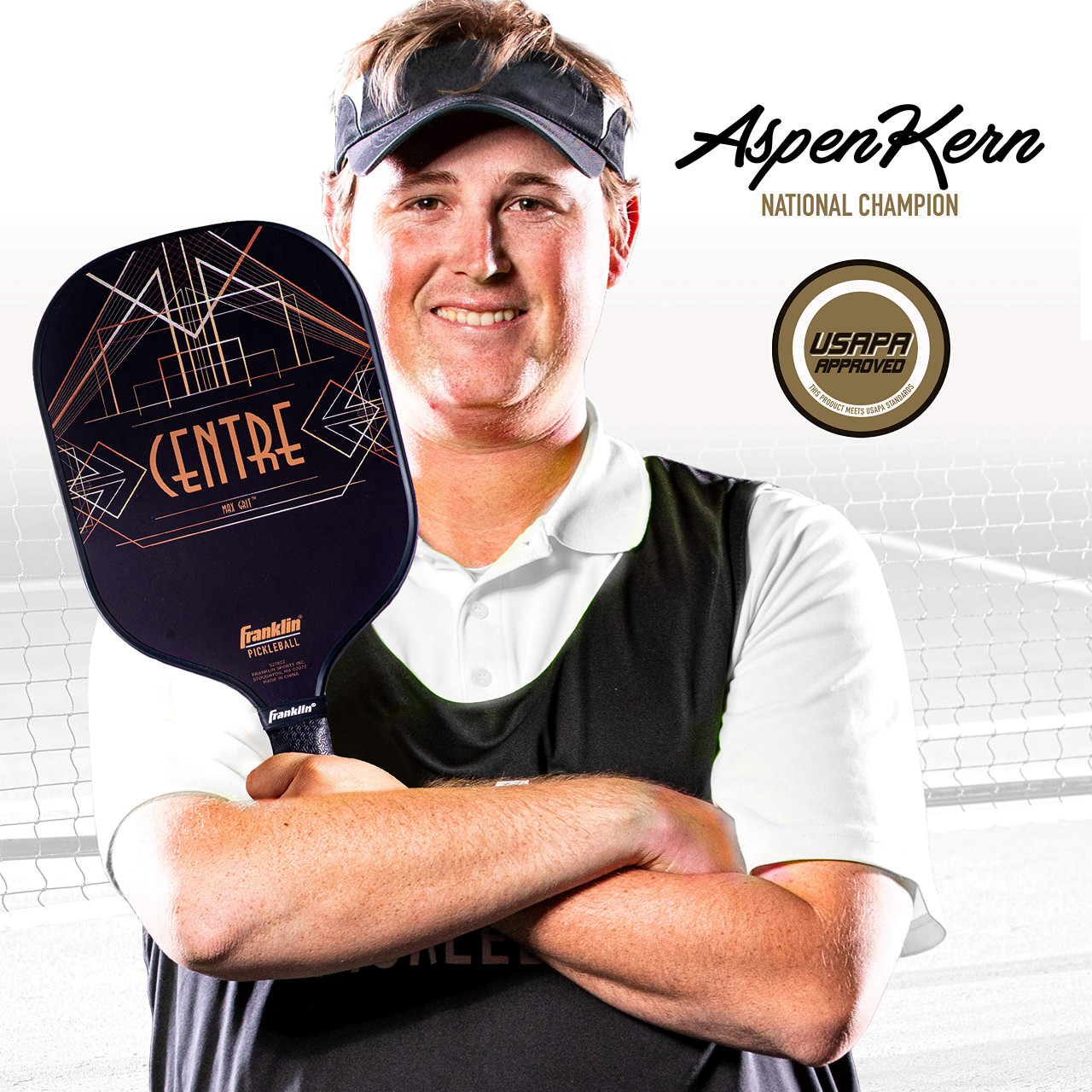 Franklin Sports Aspen Kern Signature Pickleball Paddle - Thumbnail 3