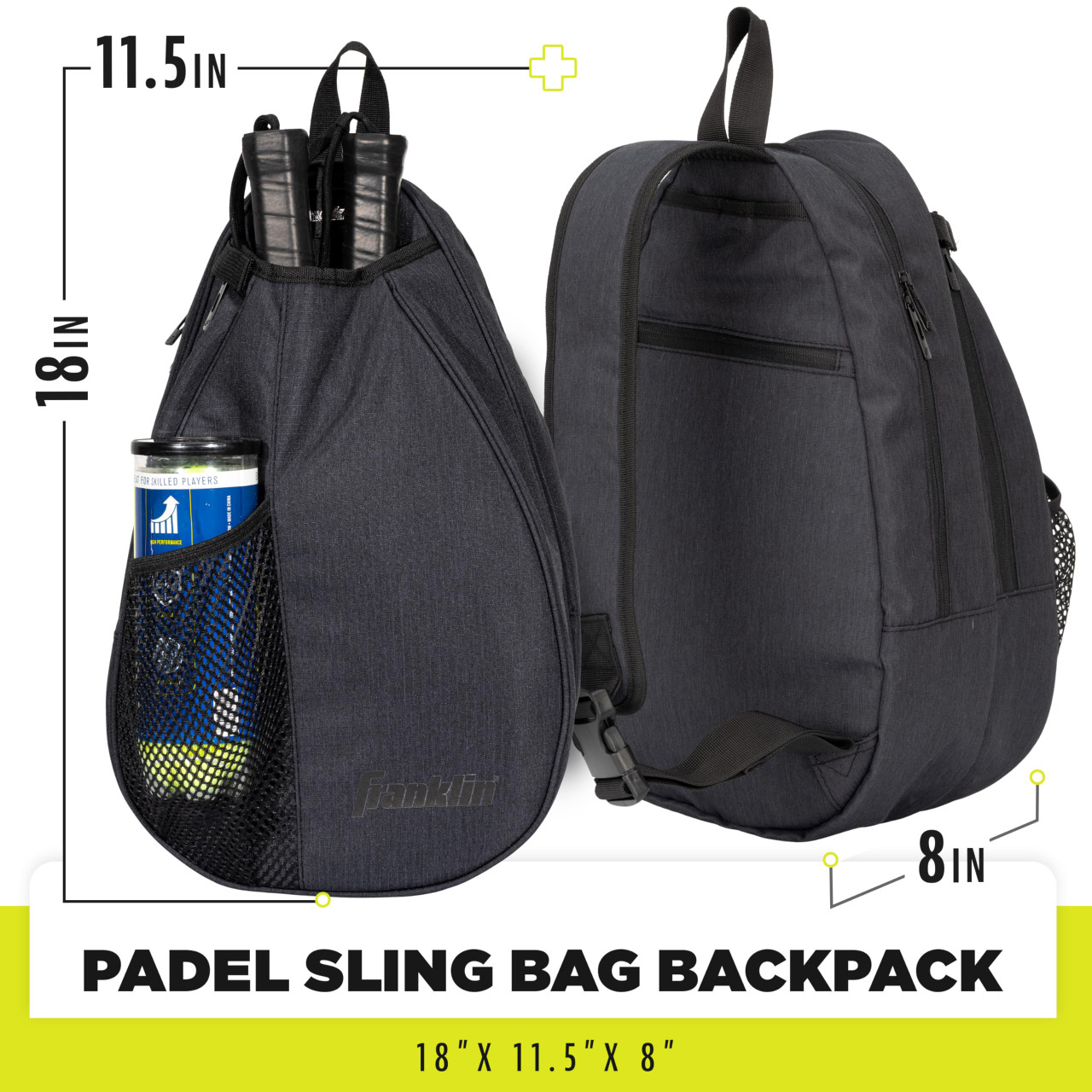 Franklin Sports Padel Sling Bag - Thumbnail 5