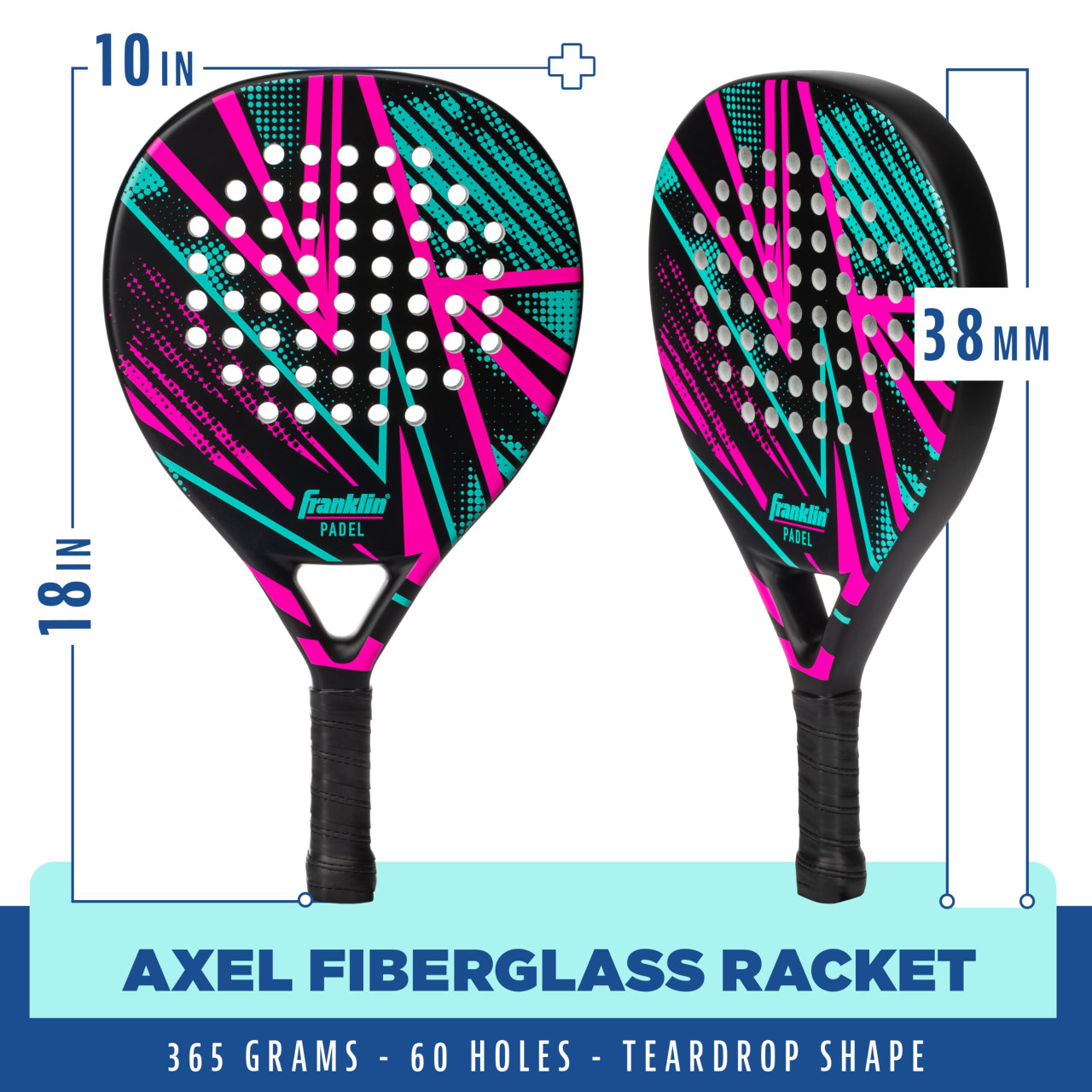 Franklin Sports Axel Padel Set - paddlepro