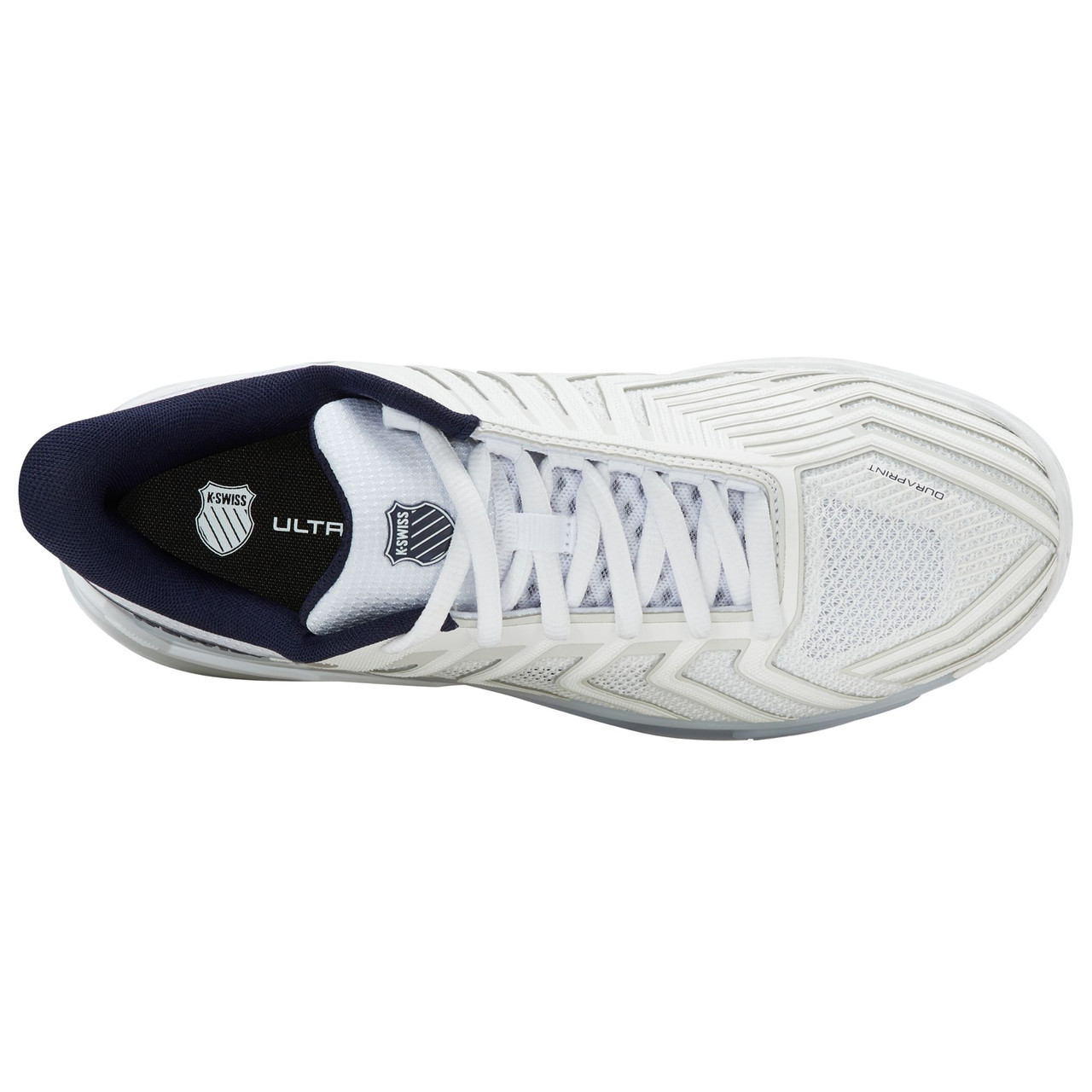 K-Swiss Men's Ultrashot 4 Tennis Shoe (White/Peacoat)