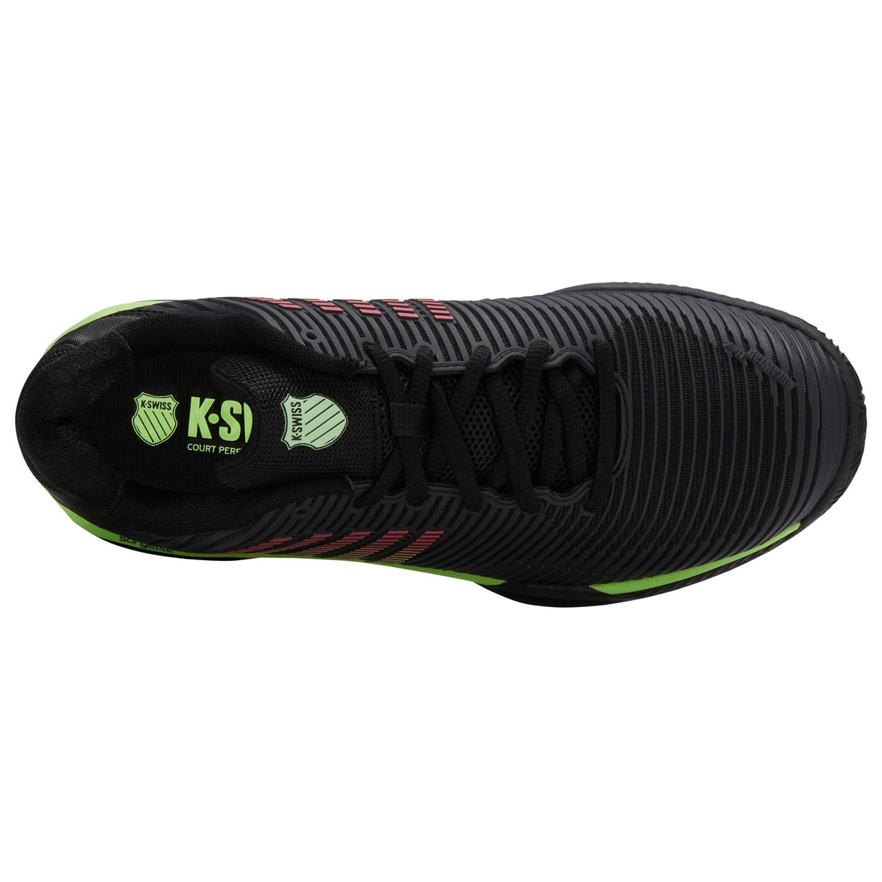 K-Swiss Men's Hypercourt Express 2 HB (Clay) Tennis Shoe (Black