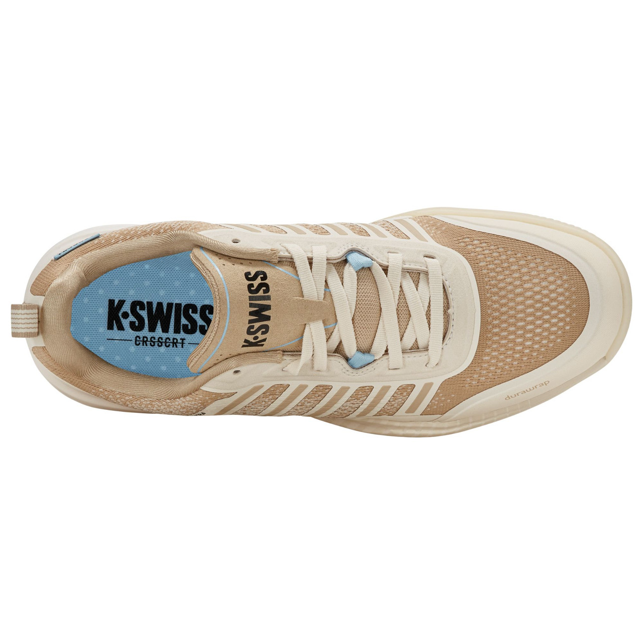K-Swiss Men's Ultra Court Pickleball Shoe (Jet Stream/Irish Cream).