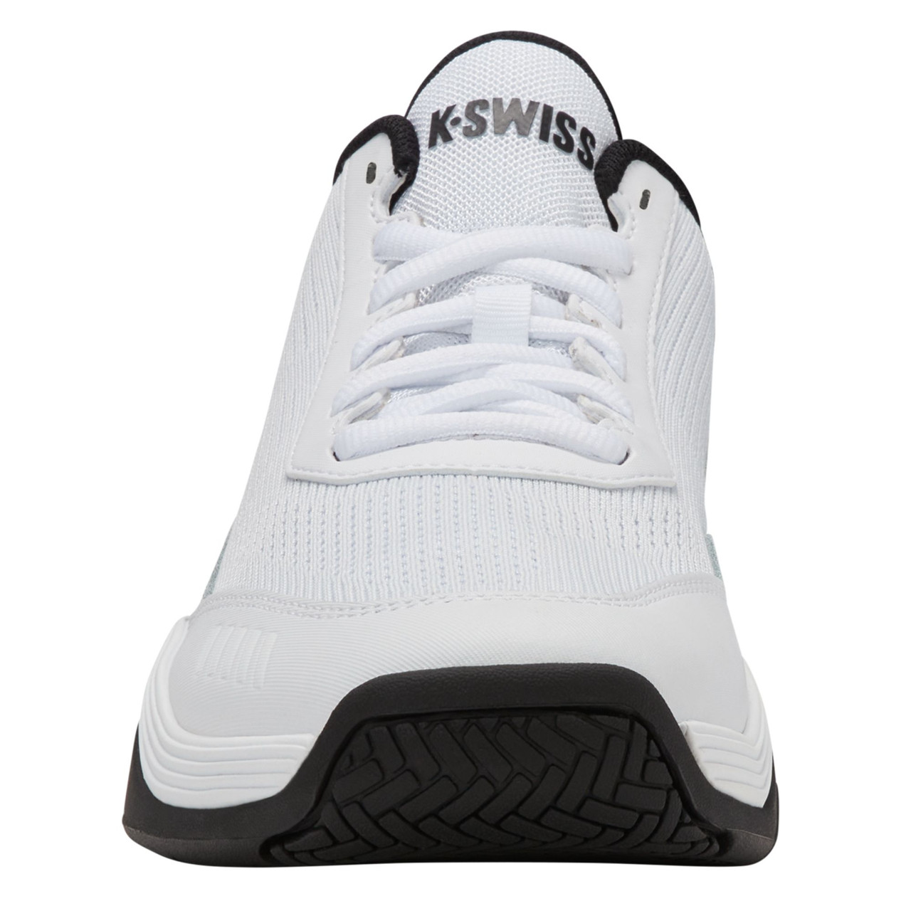 K-Swiss Men's Speedex 2 Tennis Shoe (White/Black/Soft Neon Green