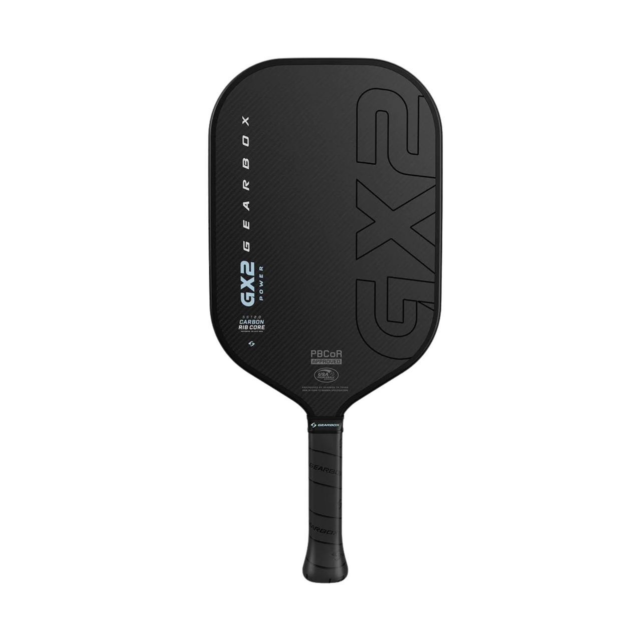 ダブルインパクトシェイプ Double Impact Shape 箱付き Gearbox GX2 Power Elongated Pickleball Paddle - paddlepro