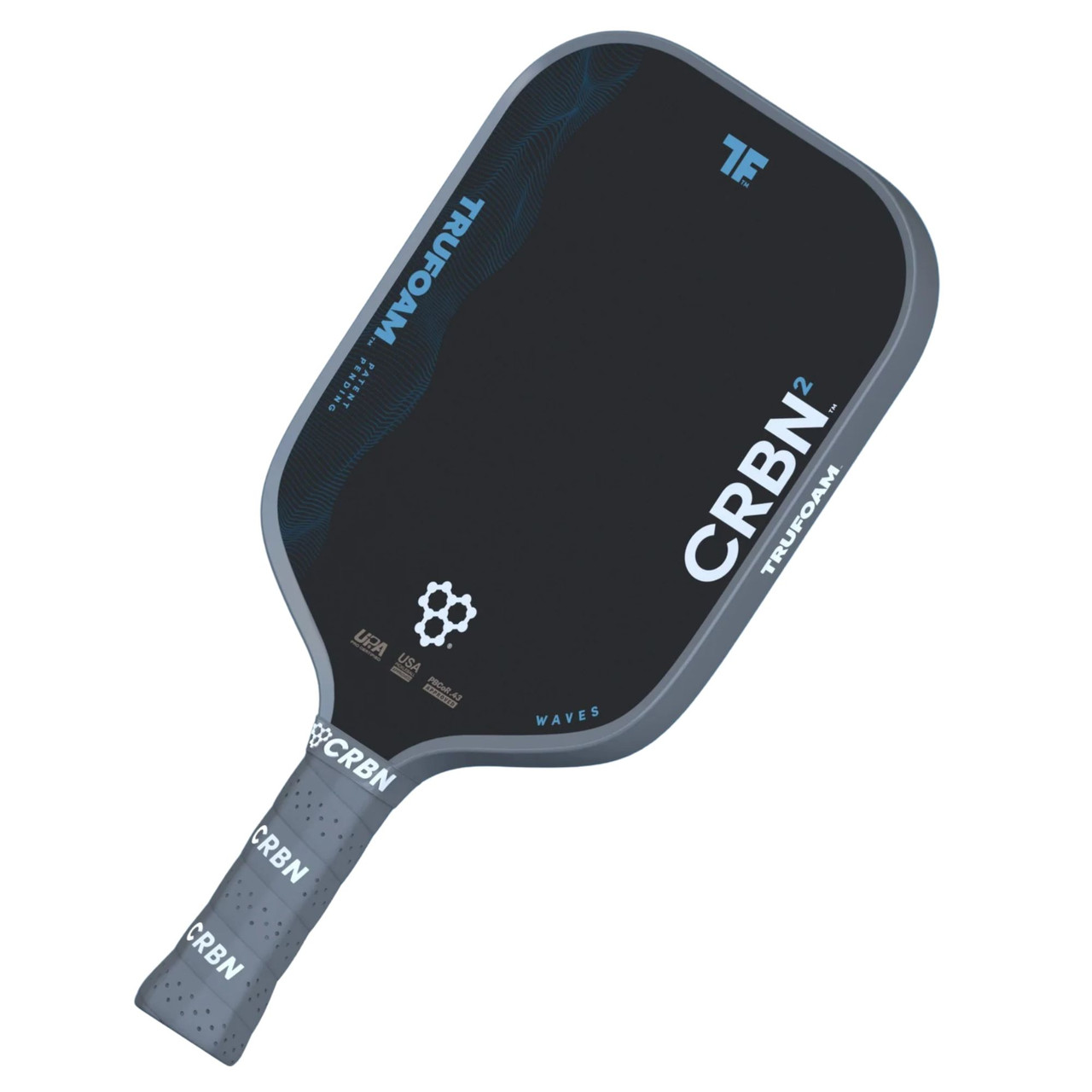 CRBN² TruFoam Waves Pickleball Paddle (Square) - paddlepro