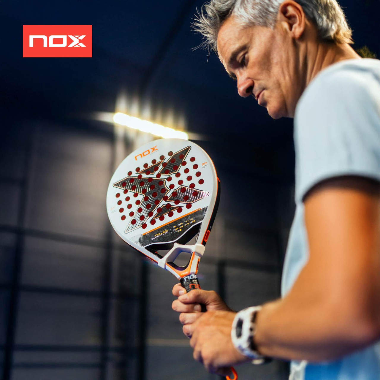 NOX ML10 QUANTUM 3K Miguel Lamperti's Padel Racquet - paddlepro