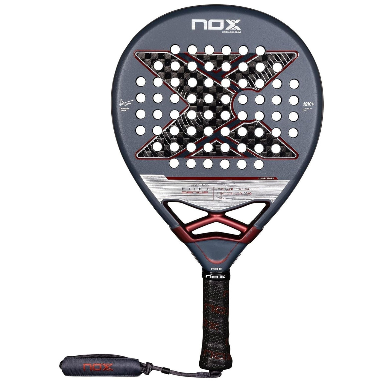 NOX AT10 Luxury GENIUS 12K 2025 by Agustín Tapia Padel Racquet