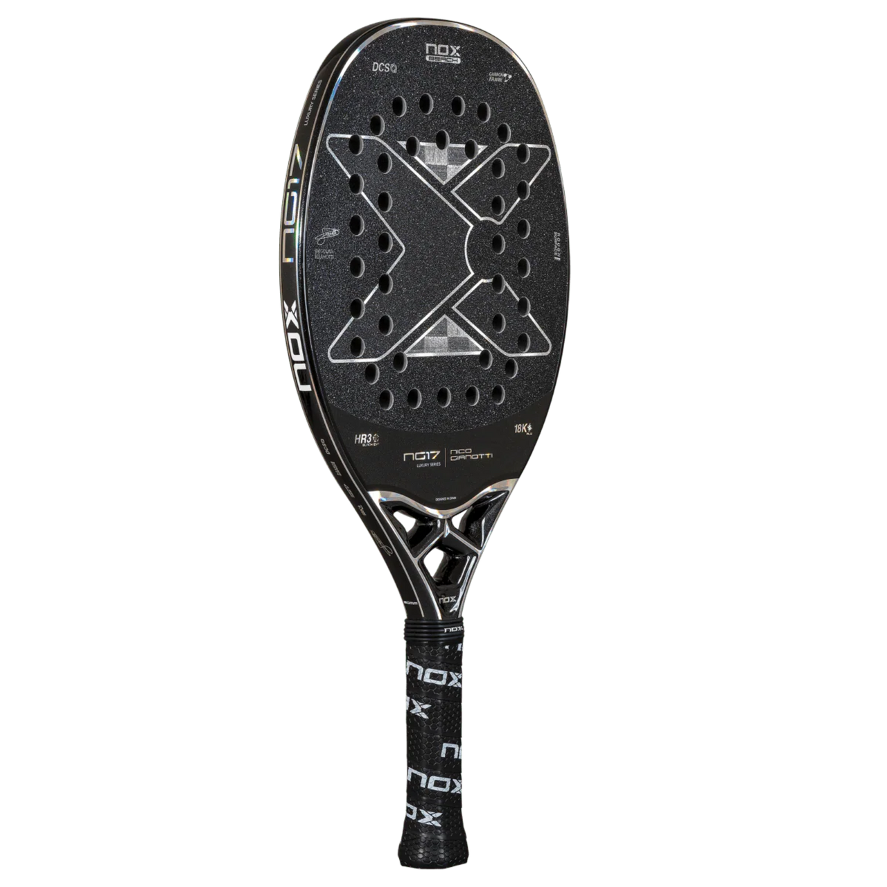 NOX NG17 Luxury 2025 Beach Tennis Racquet - Nico Gianotti's