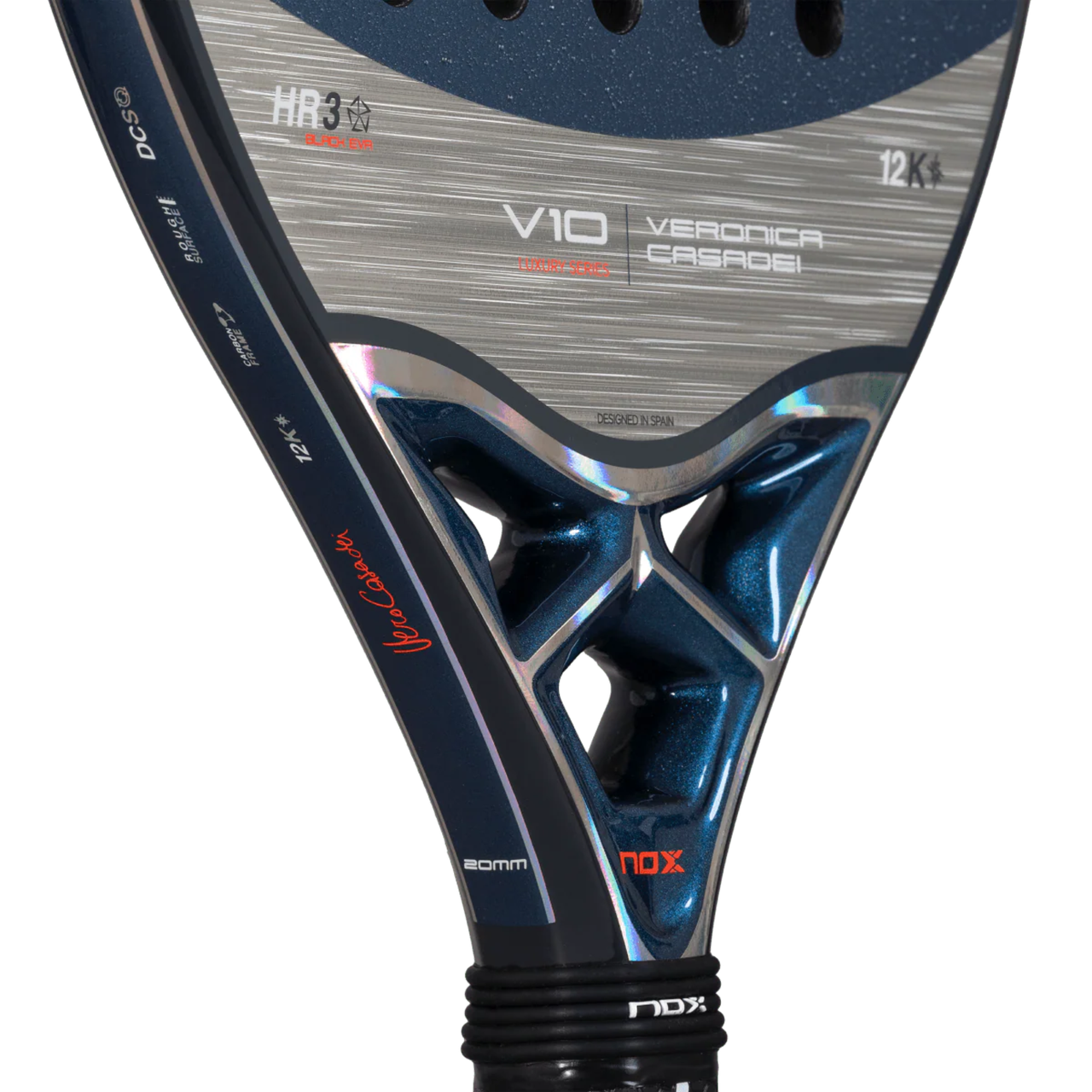 NOX V10 Luxury 2025 Beach Tennis Racquet. Veronica Casadei's