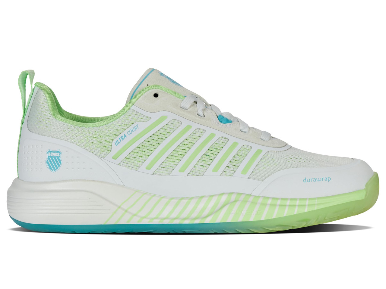 K-Swiss Women's Ultra Court Pickleball Shoe (Bit of Blue/Paradise