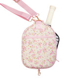 Stone & Stitch Neoprene Pickleball Paddle Bag (Lavender Floral)