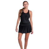 Lucky In Love Scoop Neck Rib Tank with Bra  