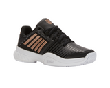 K-Swiss Court Express Womens Tennis Shoe (Black/White/Rose Gold)