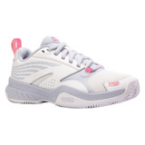 K-Swiss Women's Speedex Padel Shoe (White/Arctic Ice/Neon Pink)
