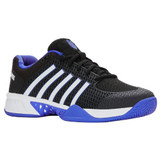K-Swiss Men's Express Light 2E Pickleball Shoe (Black/White/Dazzling Blue).