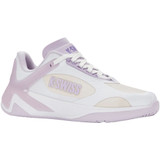 K-Swiss Women's K-Frame Pickleball Performance Shoe (White/Orchid Hush/Purple Haze).