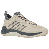 K-Swiss Men's Hypercourt Supreme 2 Tennis Shoe (Whitecap Gray/Turbulence/Egret) 
