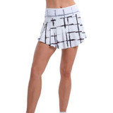 Lucky In Love Shibori Plaid Skirt