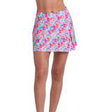 Lucky In Love Women's Inverted Pleat Pickleball Skirt  