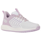 K-Swiss Women's Ultrashot Light Padel Shoe (White/Orchid Hush/Purple Rose)