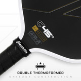 Franklin Sports Anna Leigh Waters Signature C45 Carbon Fiber Pickleball Paddle (ALW Aurelius, 12.7mm, White)