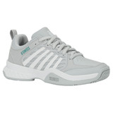 K-Swiss Women's Court  Express 2 Tennis Shoe (Glacier Gray/White/Baltic) 