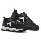 Tyrol Women's Velocity V Pickleball Shoe (Size 6.5, Black/Purple) (No Original Box)