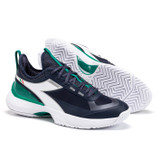 Diadora Men's Finale All Ground Tennis Shoe (Size 13.5, Blue/White) (No Original Box)