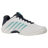 K-Swiss Men's Hypercourt Express 3 2E (Blanc De Blanc/Carbon/Baltic)
