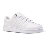 K-Swiss Men's Classic VN Leather Sneaker (White/White)