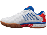 K-Swiss Men's Hypercourt Express 2 Indoor Tennis Shoe, Size 11 (White/Red) (No original box)