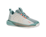K-Swiss Women's Ultrashot 3 Tennis Shoe, Size 11 (Blanc De Blanc/Nile Blue/Desert Flower)