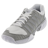 K-Swiss Women's Hypercourt Express Tennis Shoe (Whie/Highrise Grey)