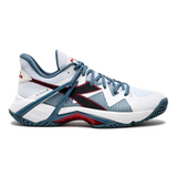 Diadora Men's B.Icon 2 All Ground Tennis Shoe (White/Oceanview/Salsa)