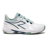 Diadora Women's Trofeo 2 All Ground Pickleball Shoes (White/Legion Blue)