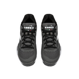 Diadora Men's Speed Competition 7+ All Ground Tennis Shoe (Steel Gray/White/Black)