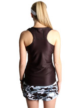 Faye+Florie Piped Racer Tennis Shirt