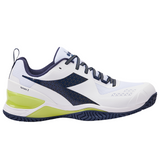 Diadora Men's Blushield Torneo 2 AG Tennis Shoe (White/Pageant Blue)