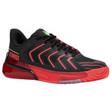 K-Swiss Men's Ultrashot 4 Tennis Shoe (Black/Neon Lava/Chili Pepper) 