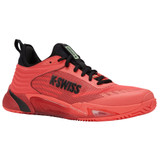 K-Swiss Men's Hypercourt Pinnacle Tennis Shoe. (Neon Lava/Black/Chili Pepper)