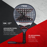 NOX AT10 Luxury GENIUS 12K 2025 by Agustín Tapia Padel Racquet