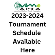 APTA Tournament Schedule Available